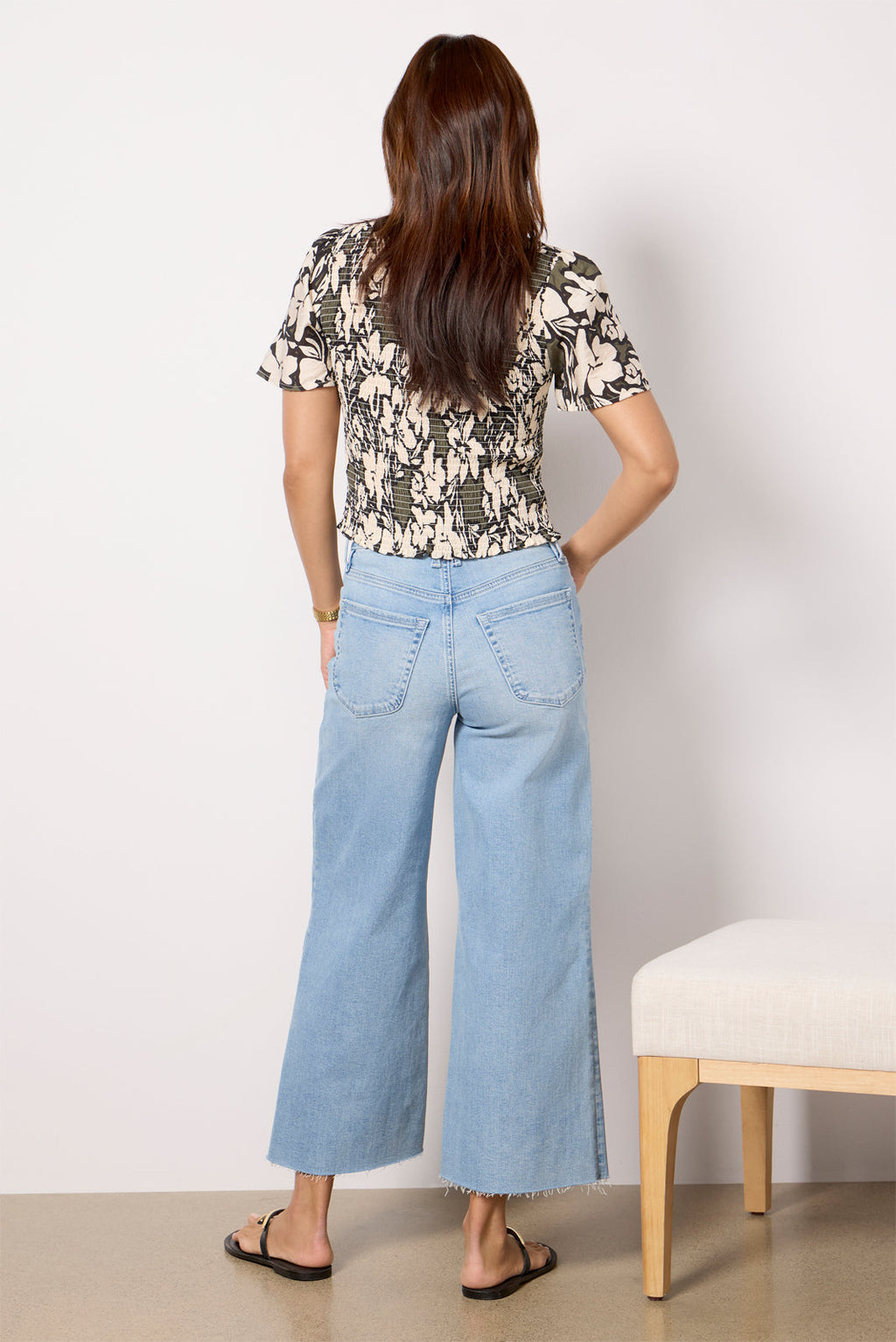 Good Waist Palazzo Crop - Image 4