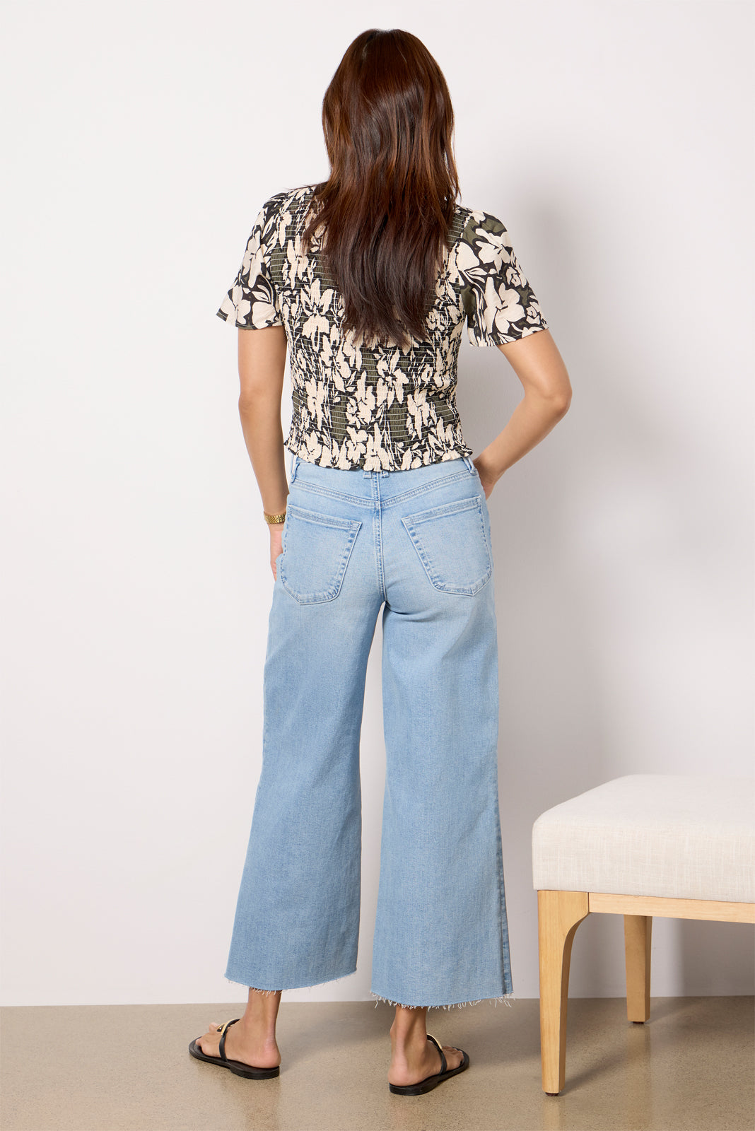 Good Waist Palazzo Crop - Image 4