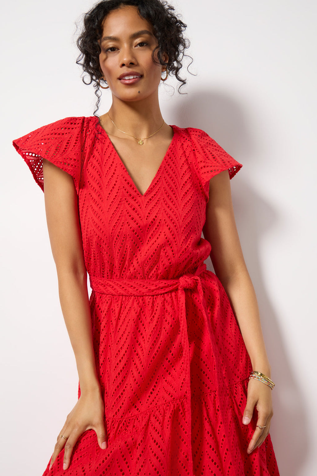 Daisy Eyelet Dress - Image 5