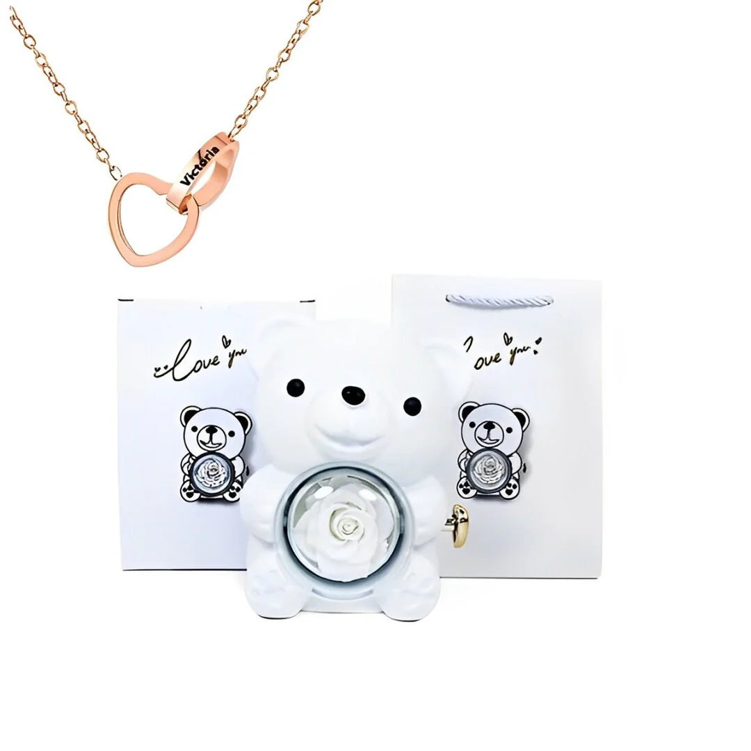 Bear Heart Necklace