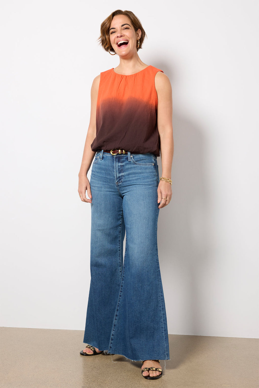 Skye Dip Dye Bubble Top - Image 5