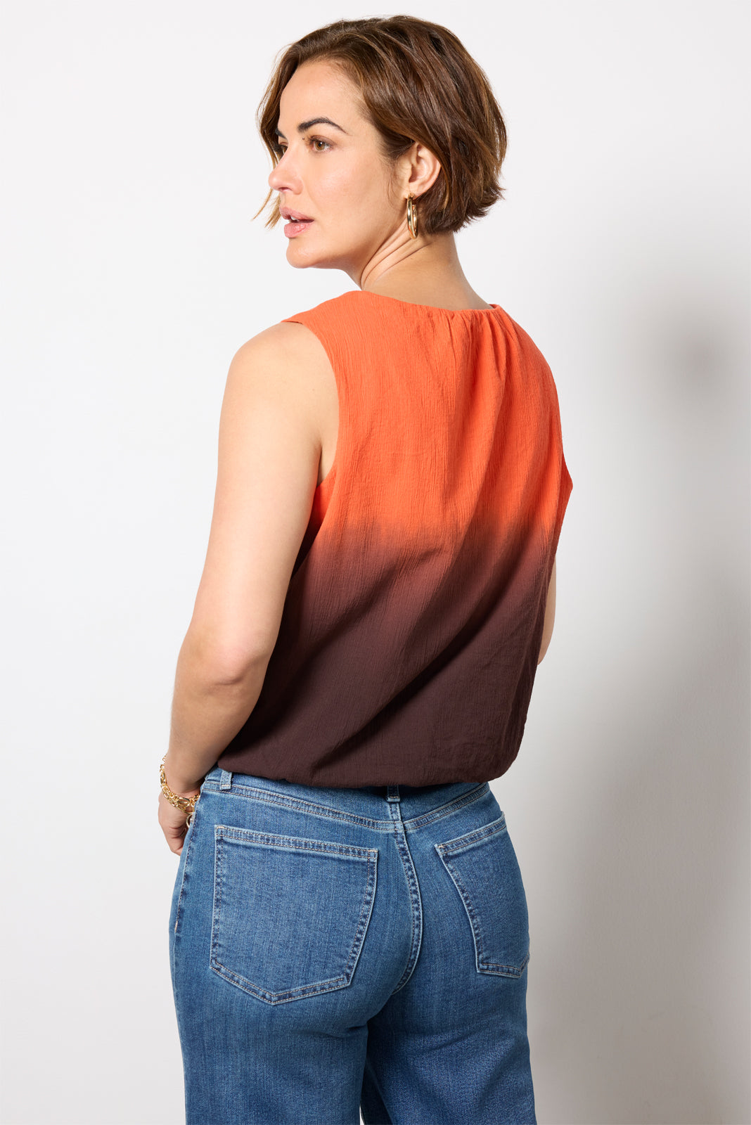 Skye Dip Dye Bubble Top - Image 4