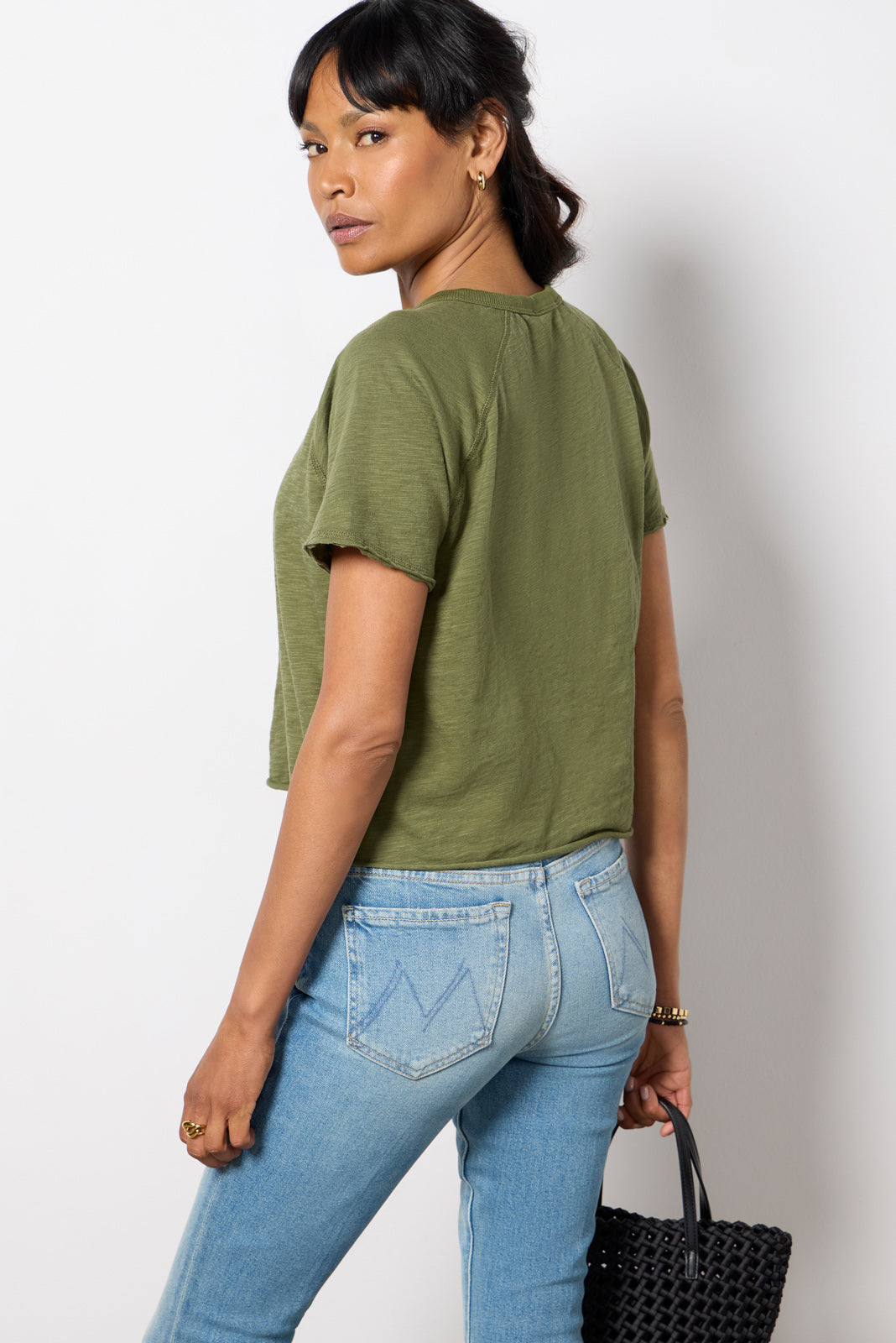 Split Neck Tee - Image 4