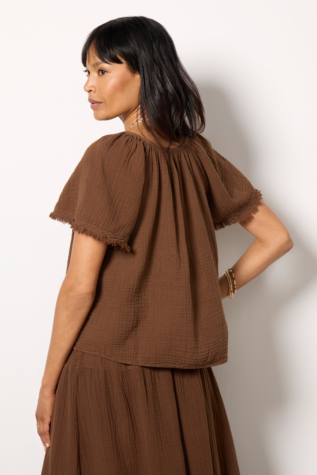 Macie Gauze Top - Image 4