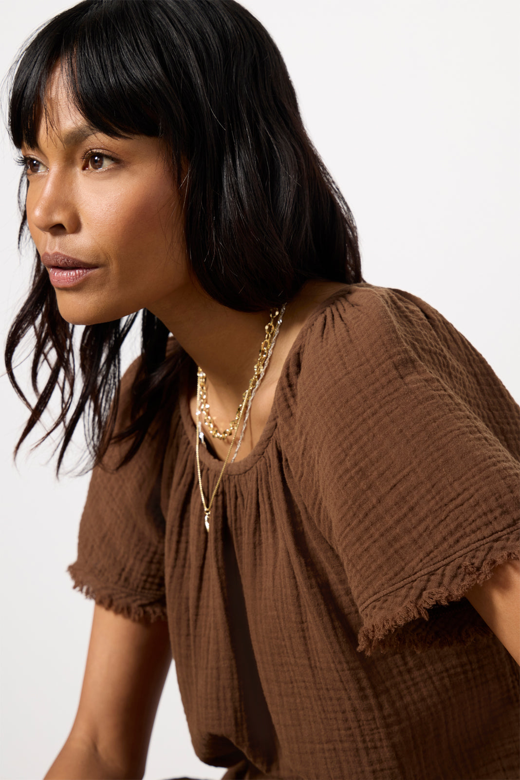 Macie Gauze Top - Image 3