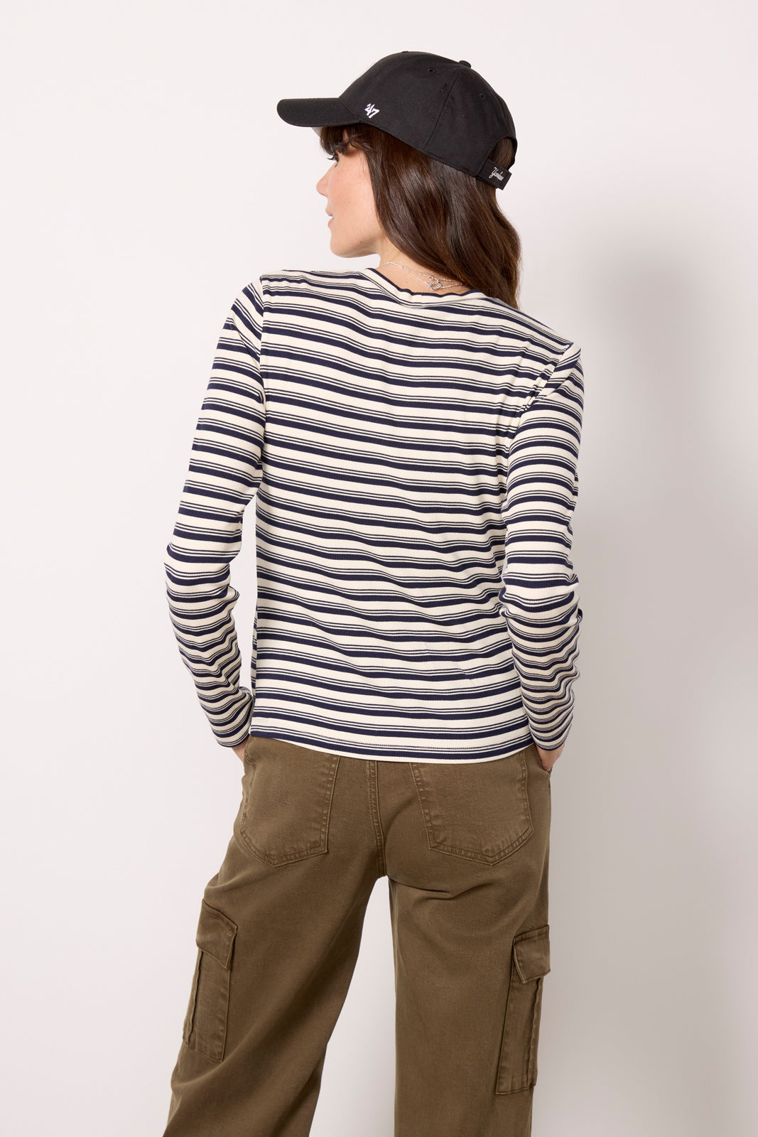 Rilo Rib Long Sleeve Top - Image 4