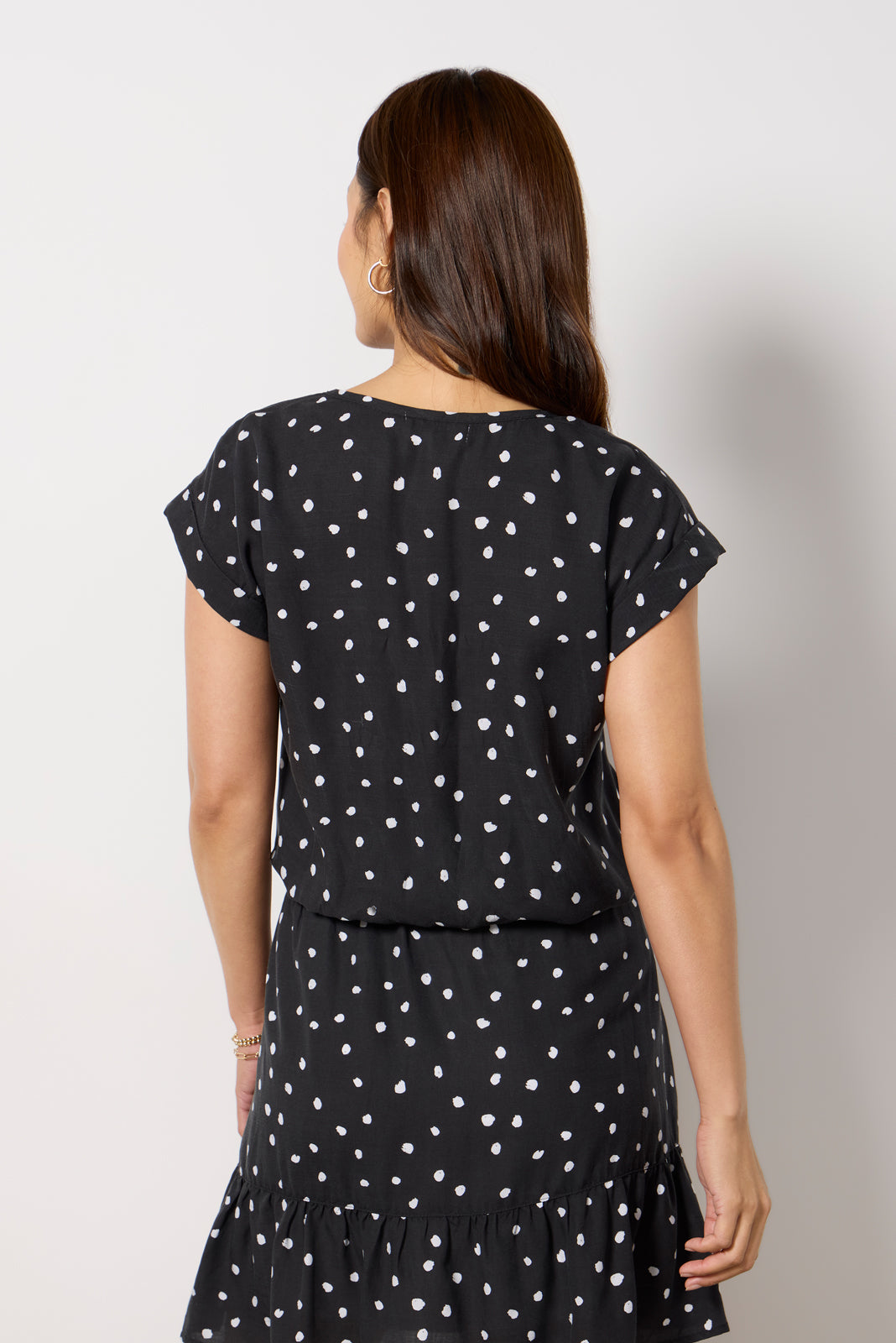 Textured V Neck Top - Image 4