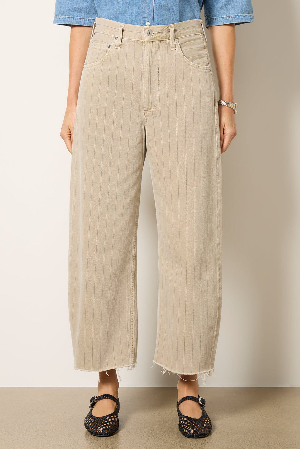 Ayla Raw Hem Crop - Image 5