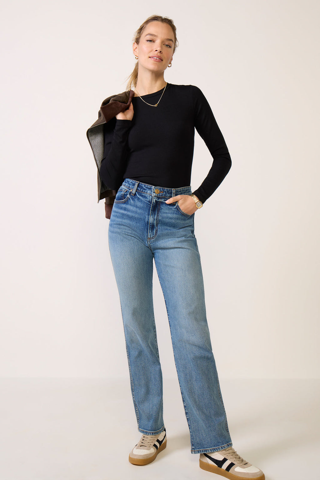 Rilo Rib Long Sleeve Top - Image 2