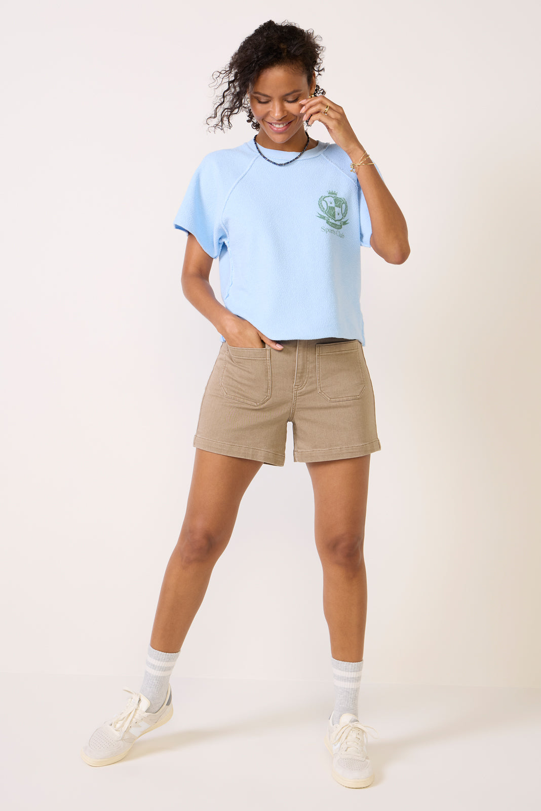 Sports Club Cut Off Sweatshirt