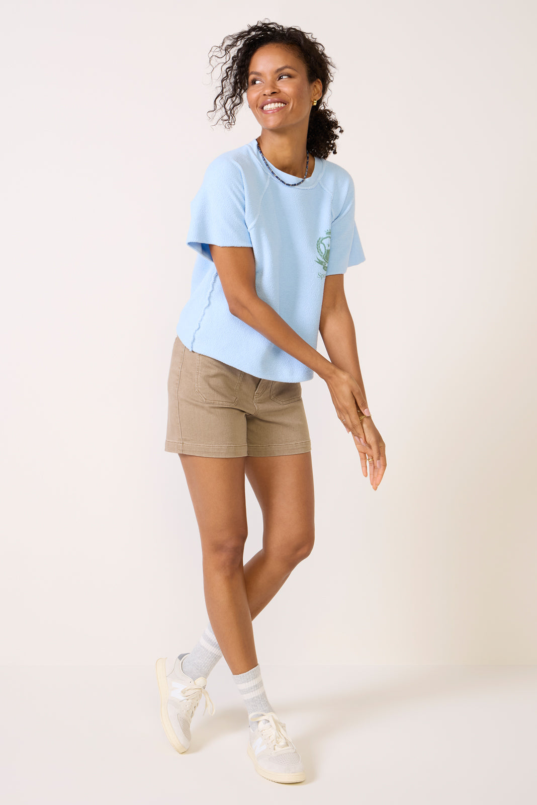 Sports Club Cut Off Sweatshirt - Image 6