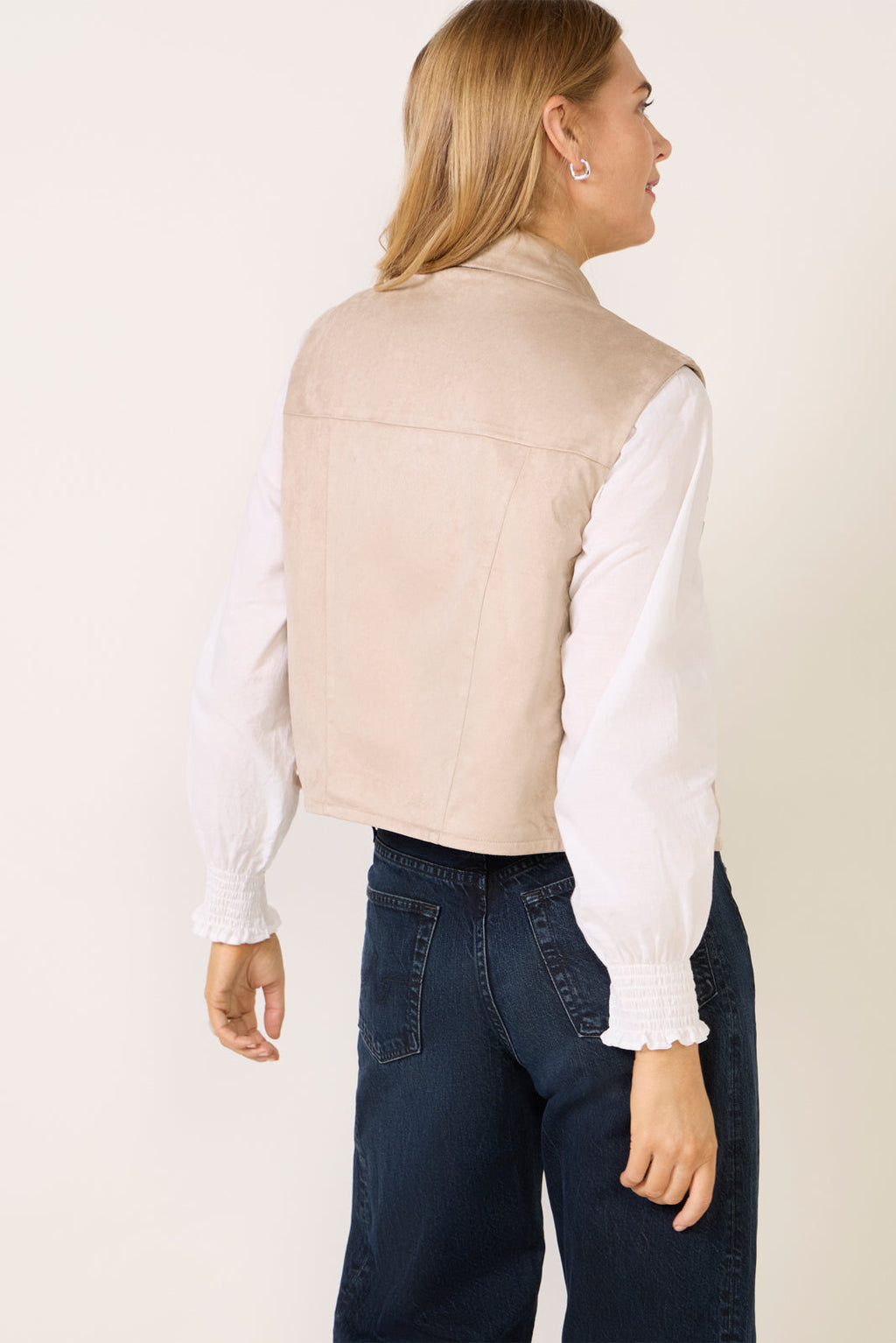 Reagan Faux Suede Vest - Image 5