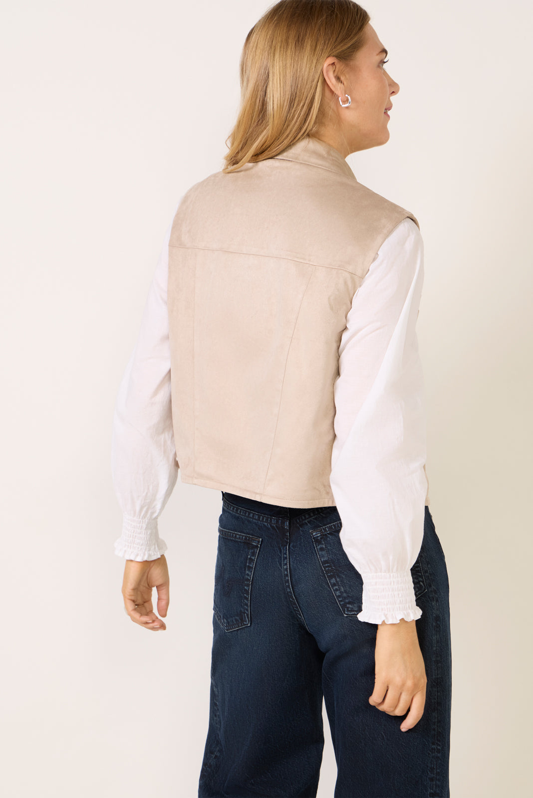 Reagan Faux Suede Vest - Image 5