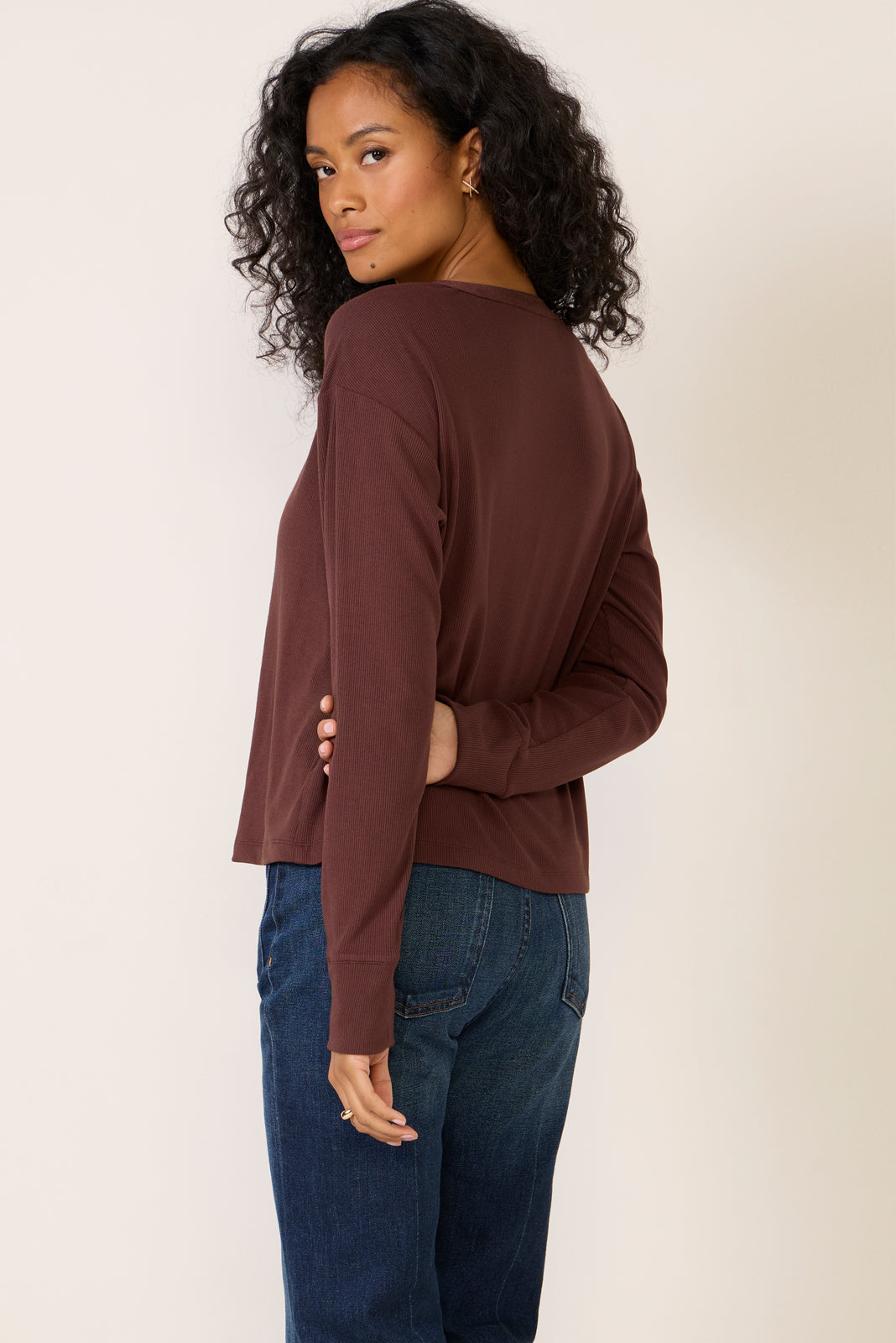 Bex Split Neck Top - Image 4