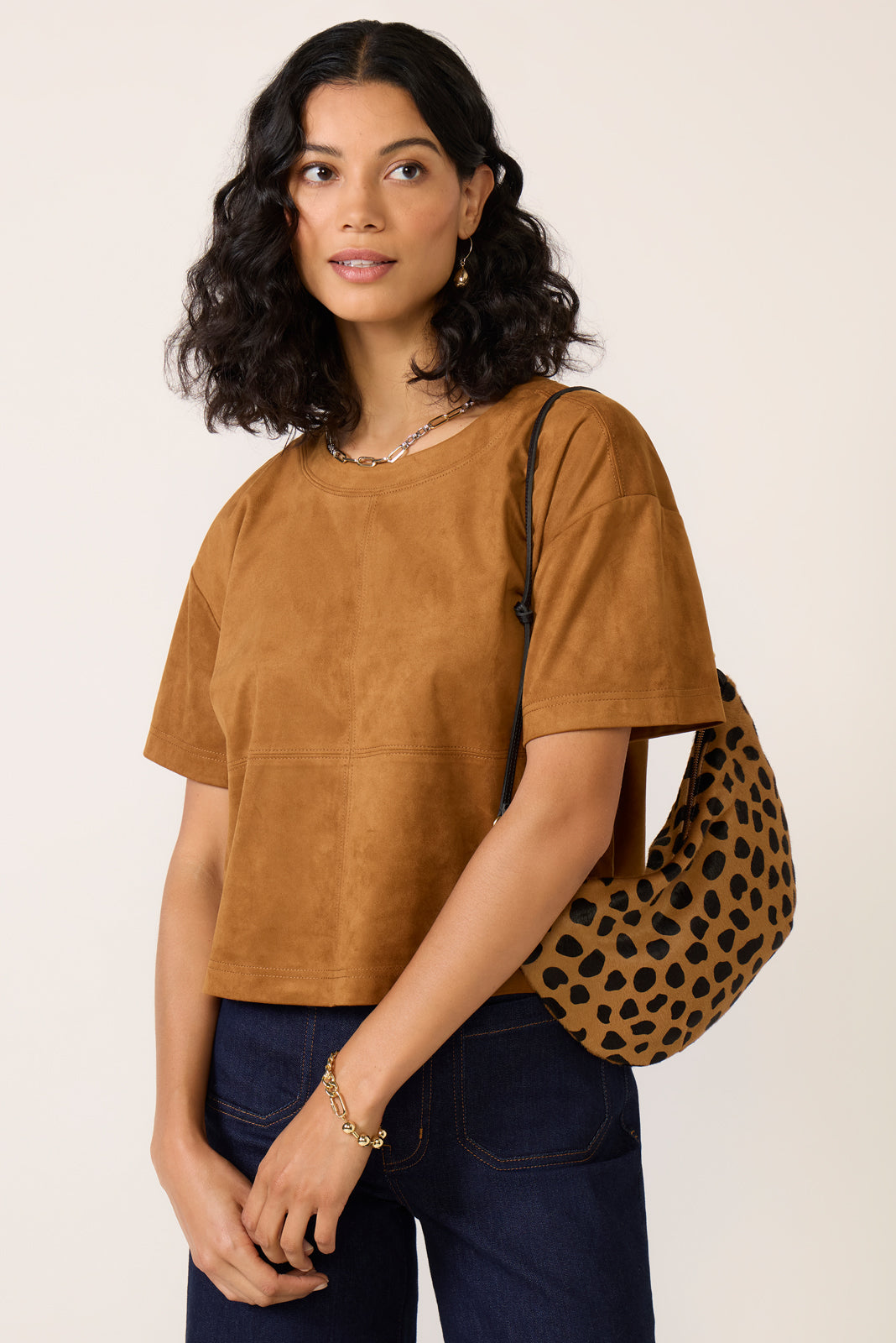 Kimberly Faux Suede Top - Image 5