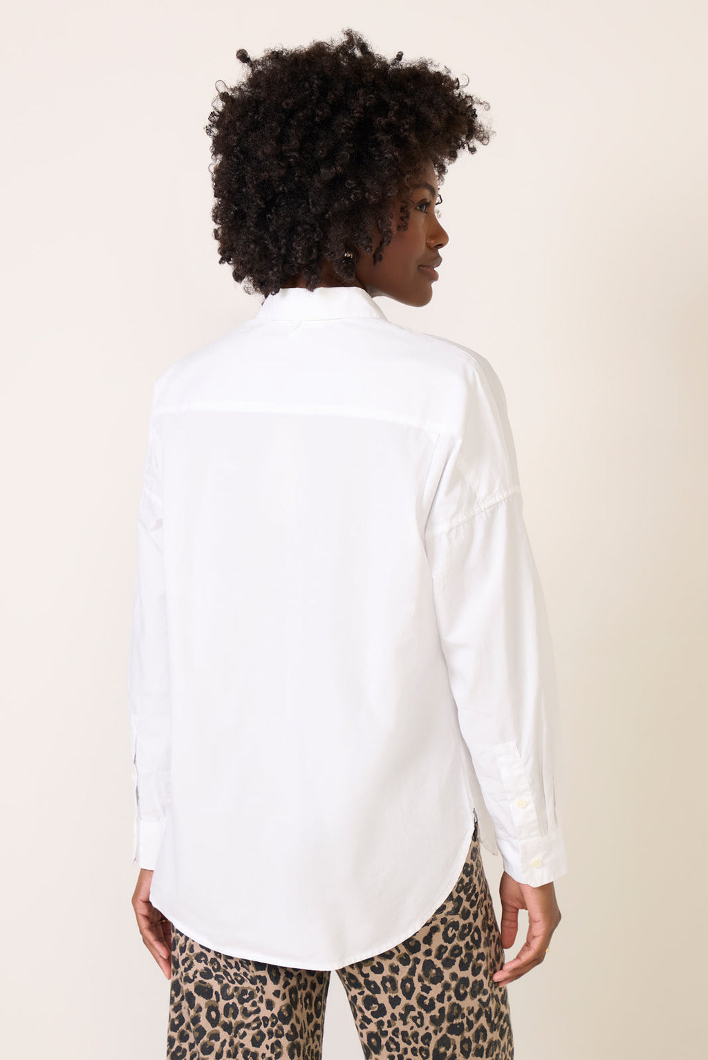 Jo Shirt in Cotton Poplin - Image 4