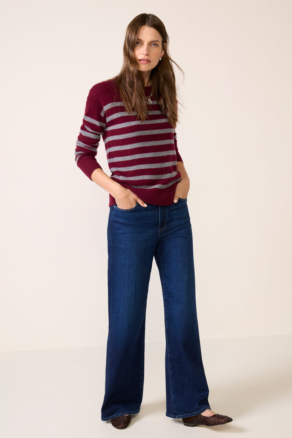 Minka Long Sleeve Cashmere Sweater - Image 2
