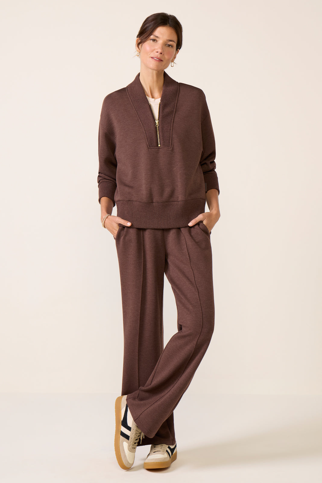 Sally Half Zip Sweat - Image 2