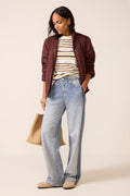 Miramar Terry Wide Leg Track Pant
