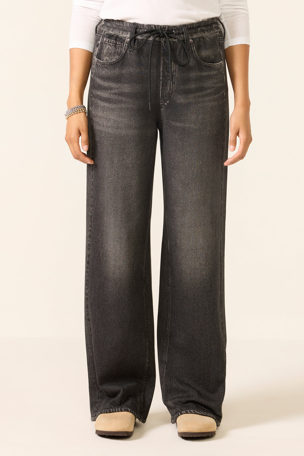 Miramar Drawcord Wide Leg Pant - Image 5