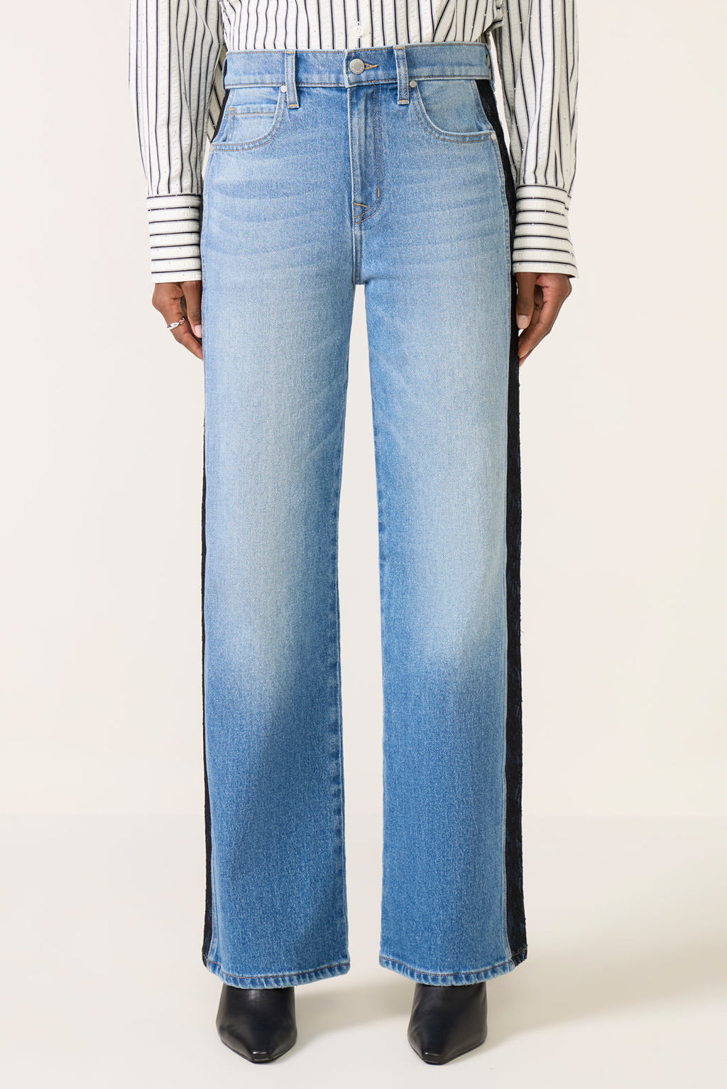Ever Straight w Lace Inset Jean - Image 5
