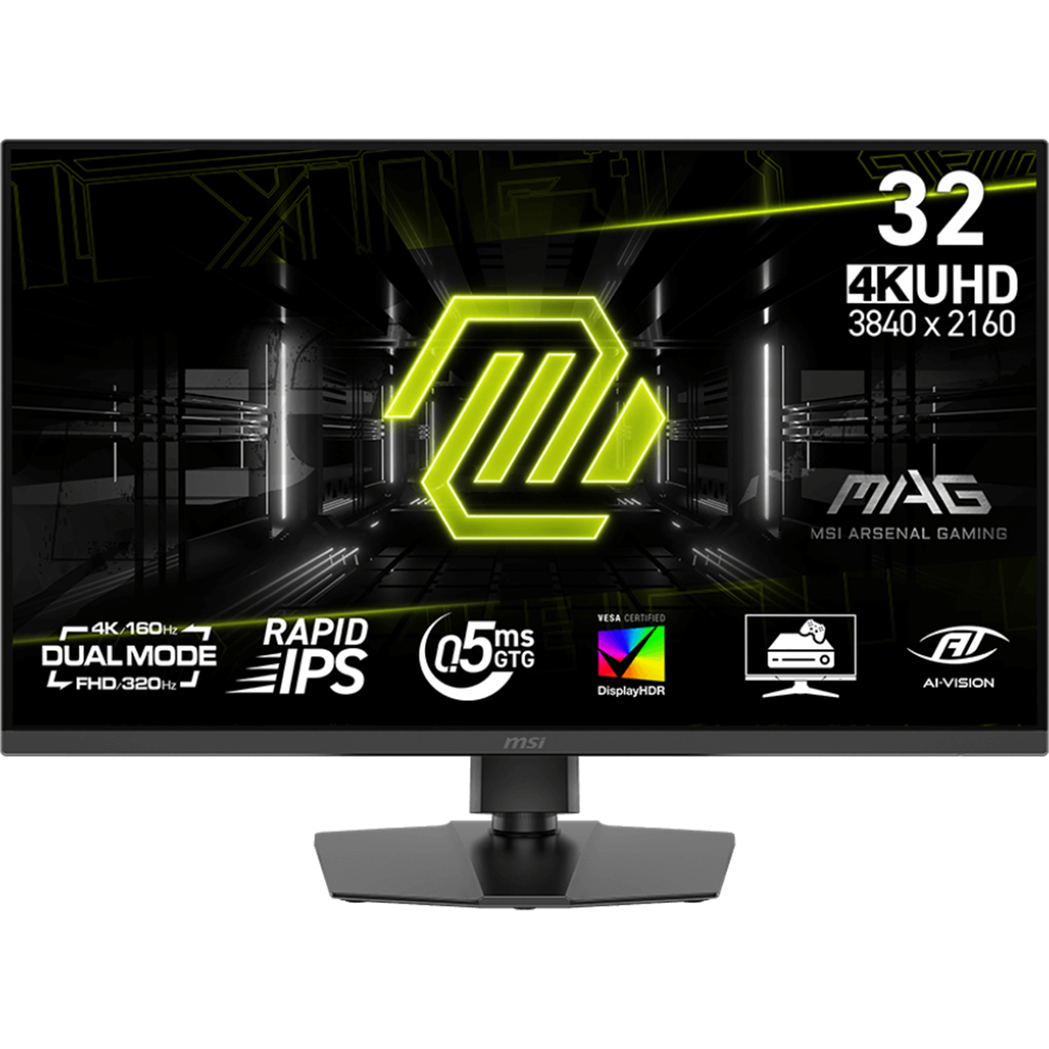 MSI MAG 322URDF E16 - 32" 4K/UHD, 3840 x 2160, 160Hz, Gaming Monitor