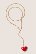 Carina Heart Drop Necklace