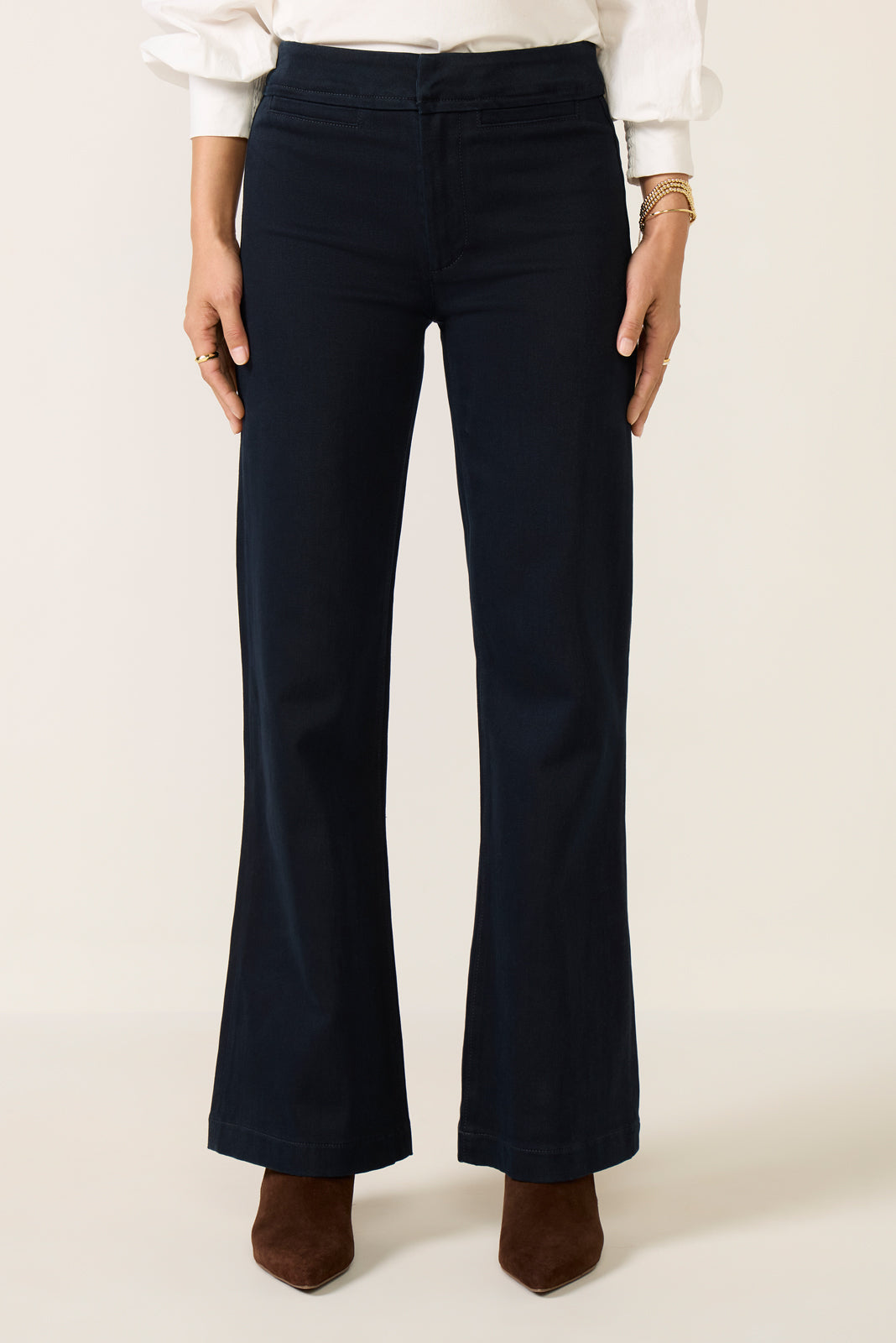 Leenah Welt Pocket Wide Leg Trouser - Image 6