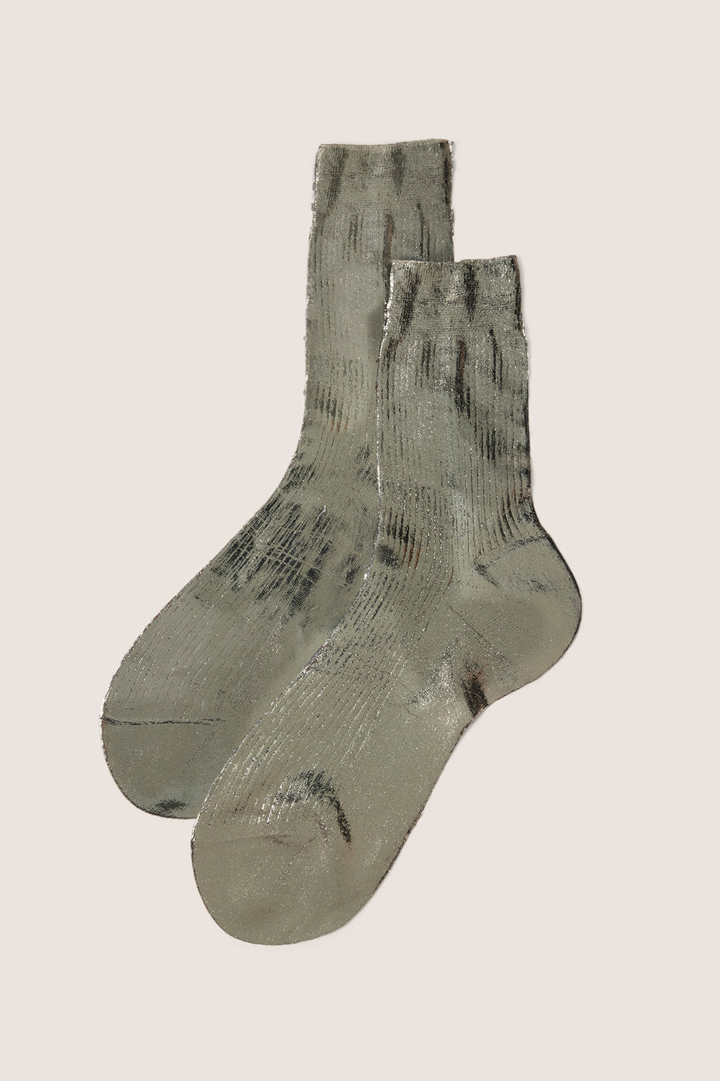 Ribbed Laminated Sock