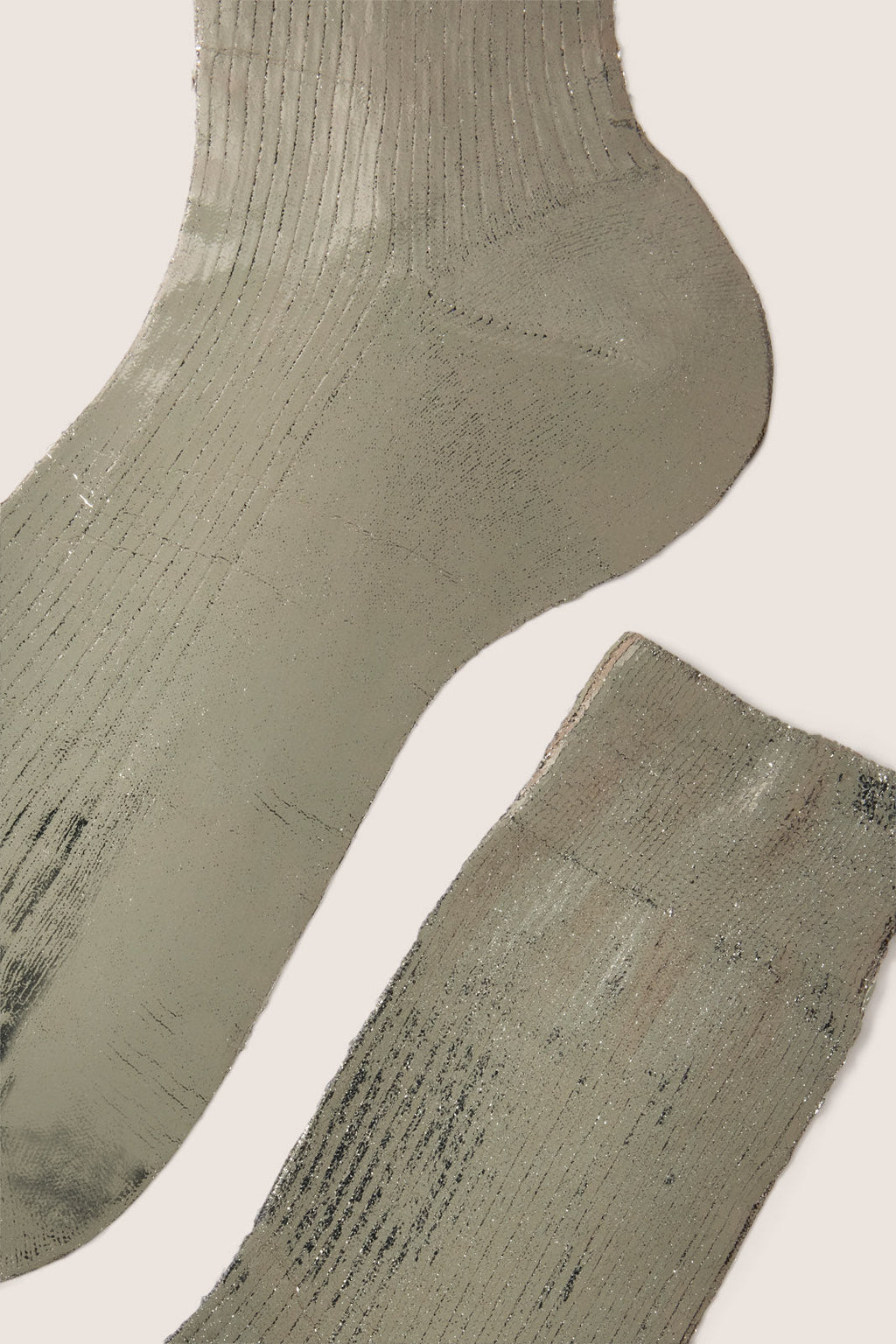 Ribbed Laminated Sock - Image 2