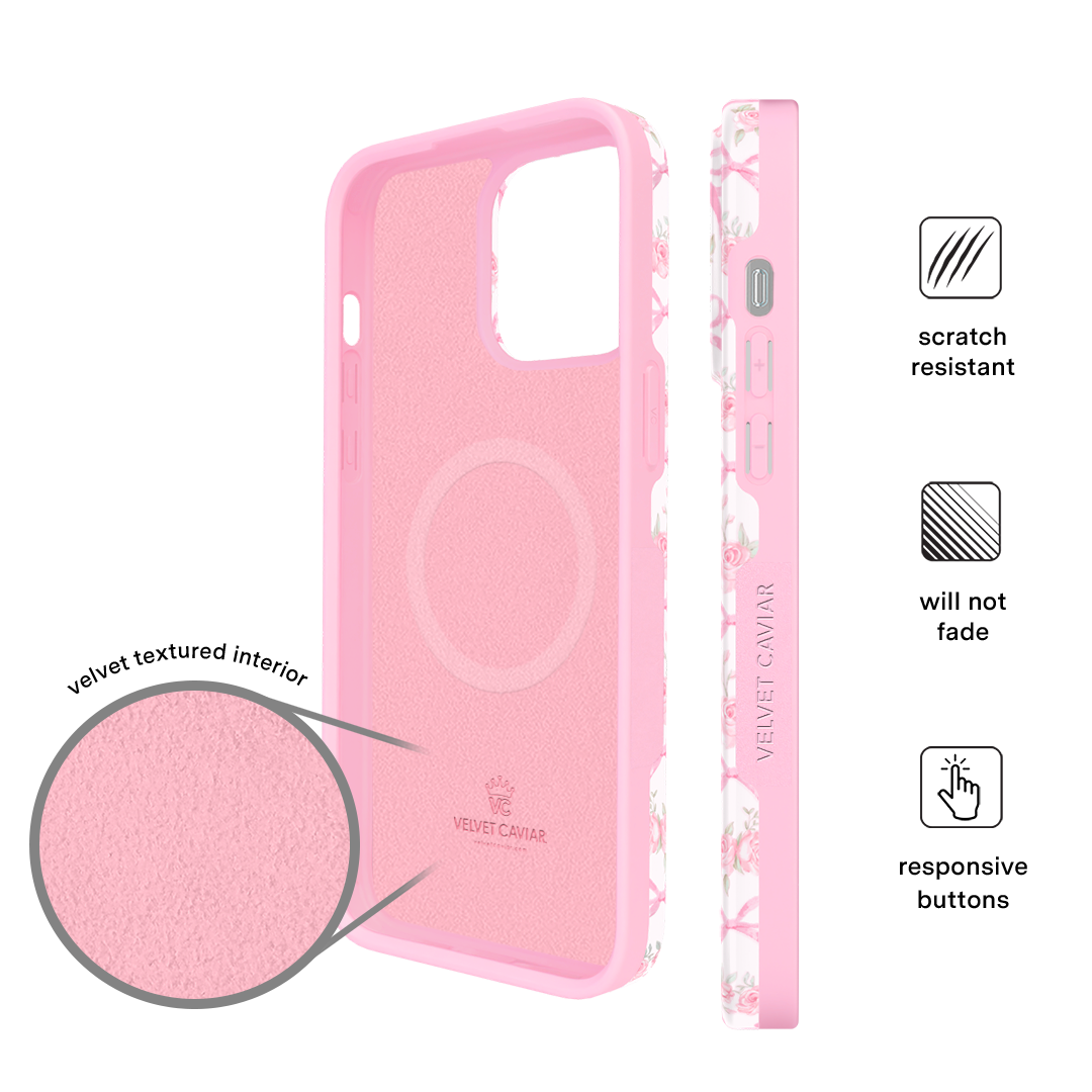 Lovely Pink Bows iPhone Case