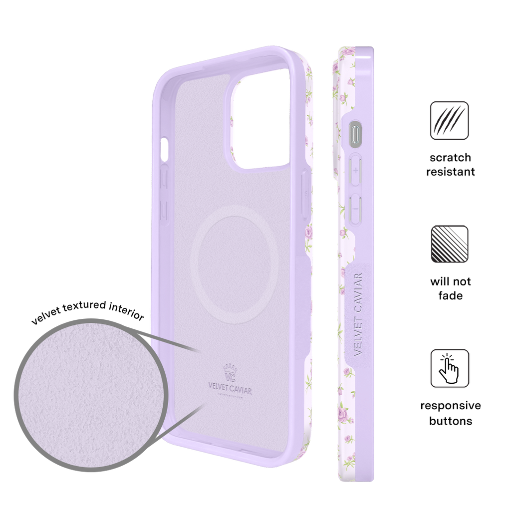 Dainty Lilac Floral iPhone Case