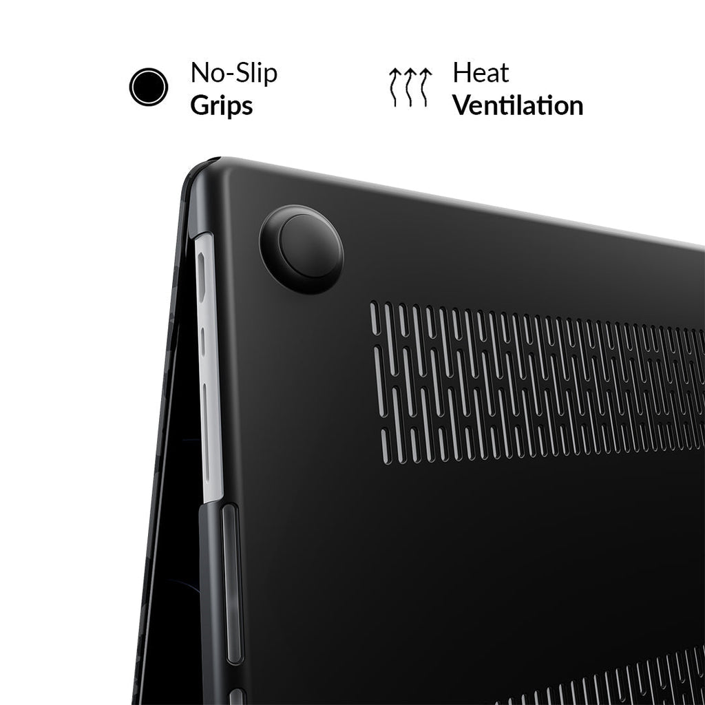 Black Leopard MacBook Case