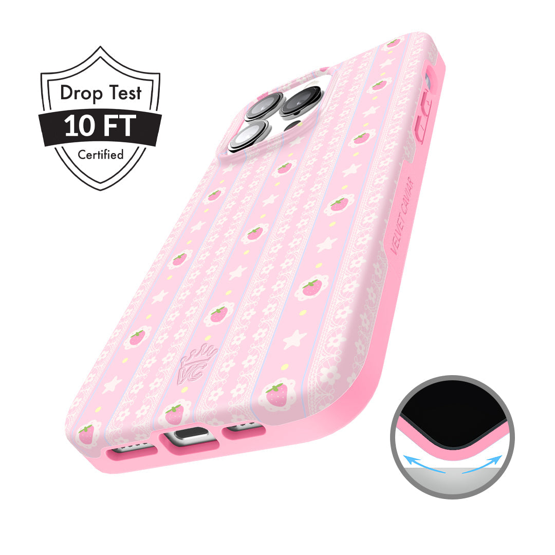 Strawberry Macaron iPhone Case