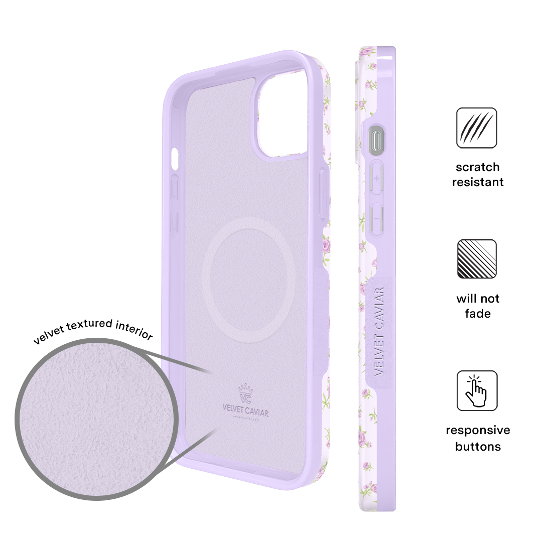 Dainty Lilac Floral iPhone Case