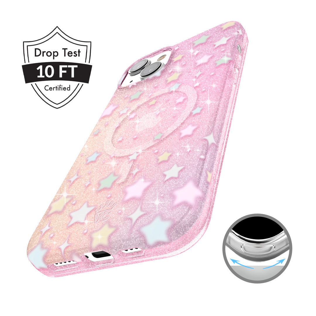 Falling Star Glitter iPhone Case