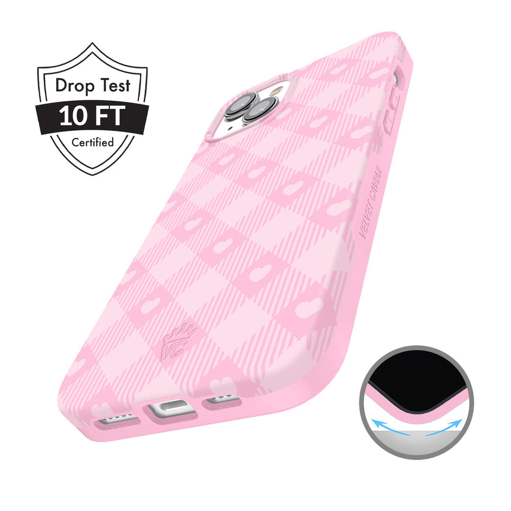 Dolly Pink Gingham iPhone Case