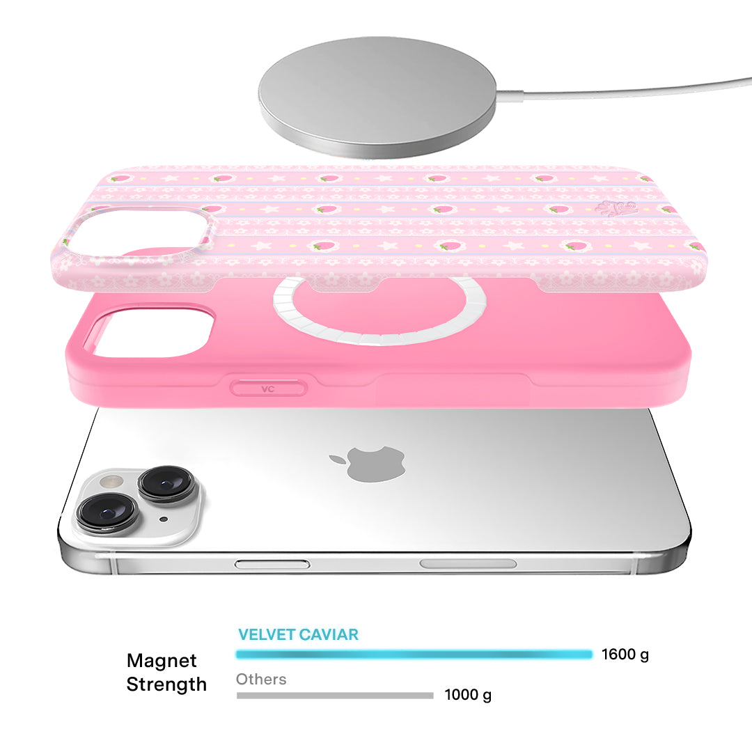 Strawberry Macaron iPhone Case
