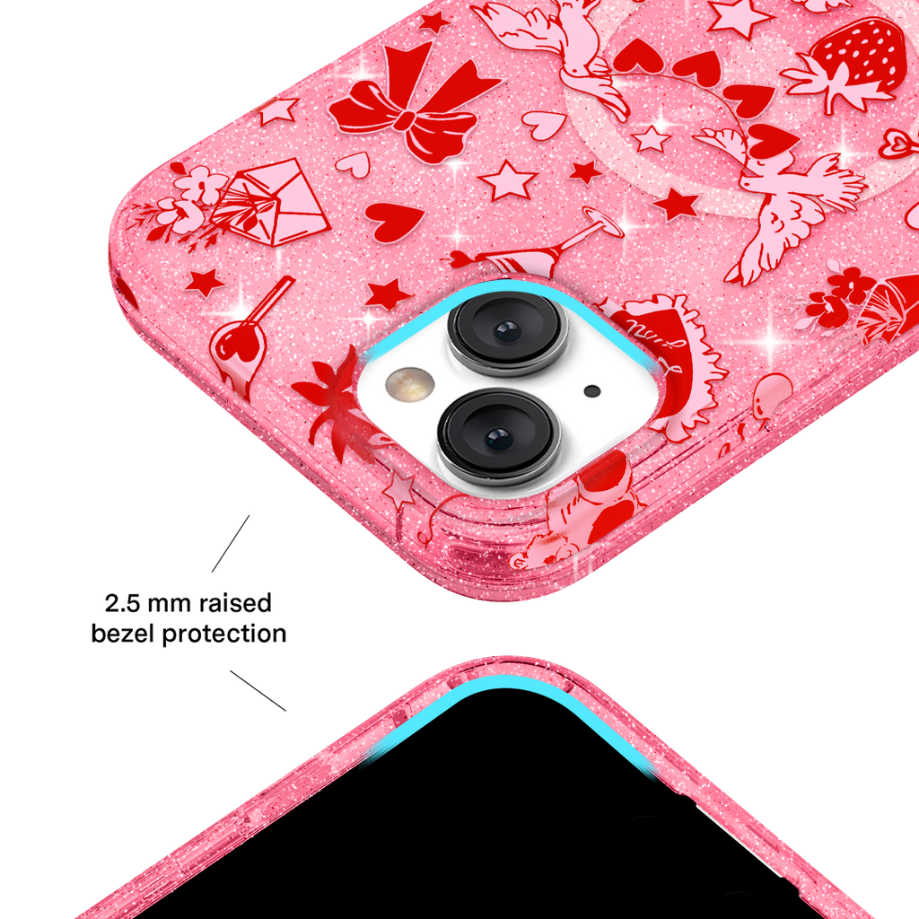 Be Mine Glitter iPhone Case