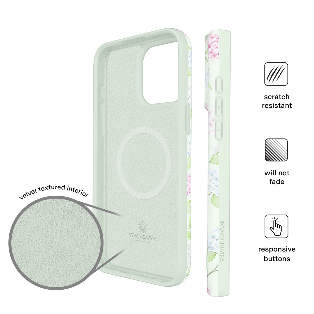 Hydrangea Floral iPhone Case