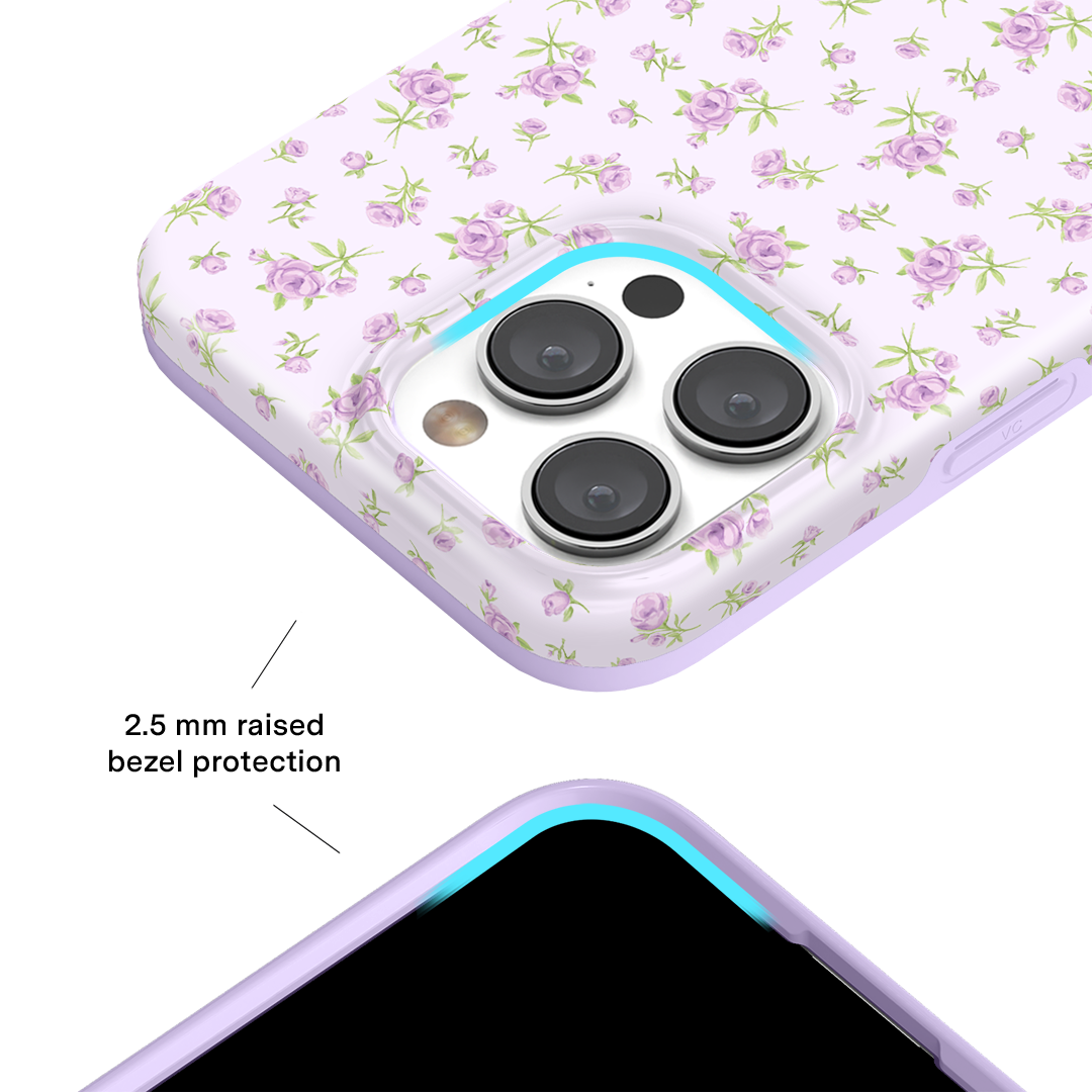 Dainty Lilac Floral iPhone Case