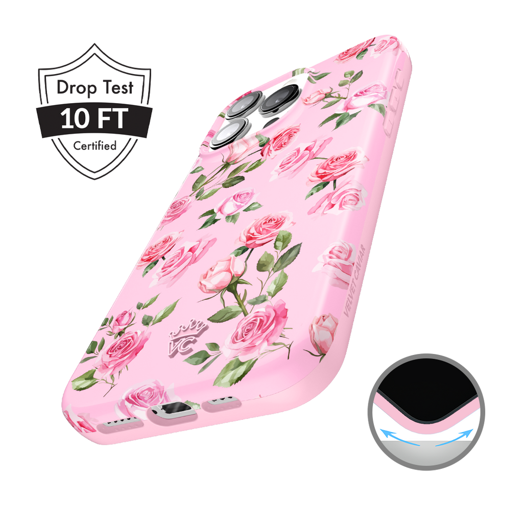 Baby Pink Roses iPhone Case