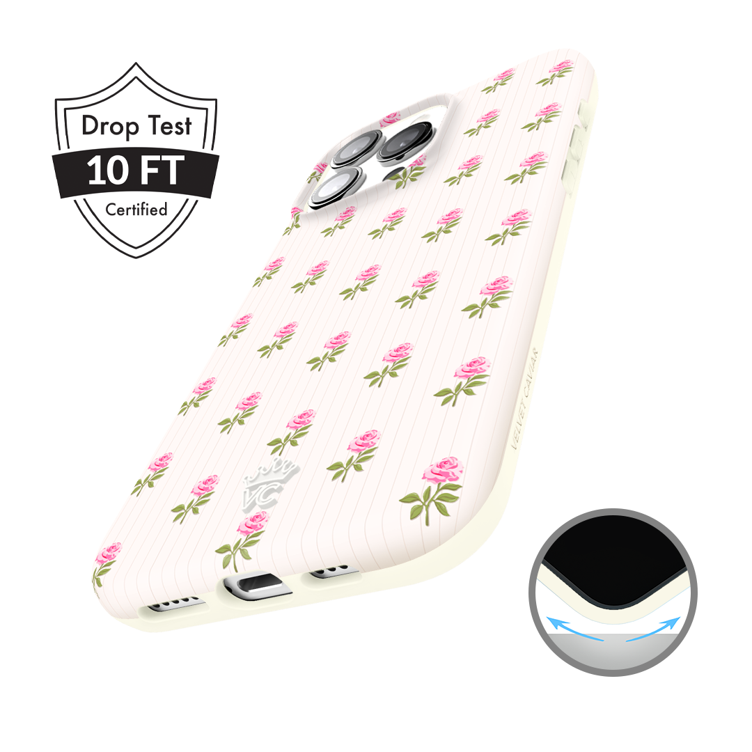 Pink Peony Floral iPhone Case