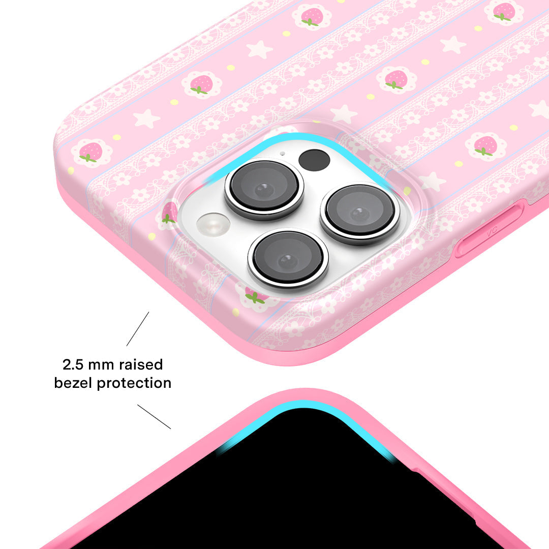 Strawberry Macaron iPhone Case