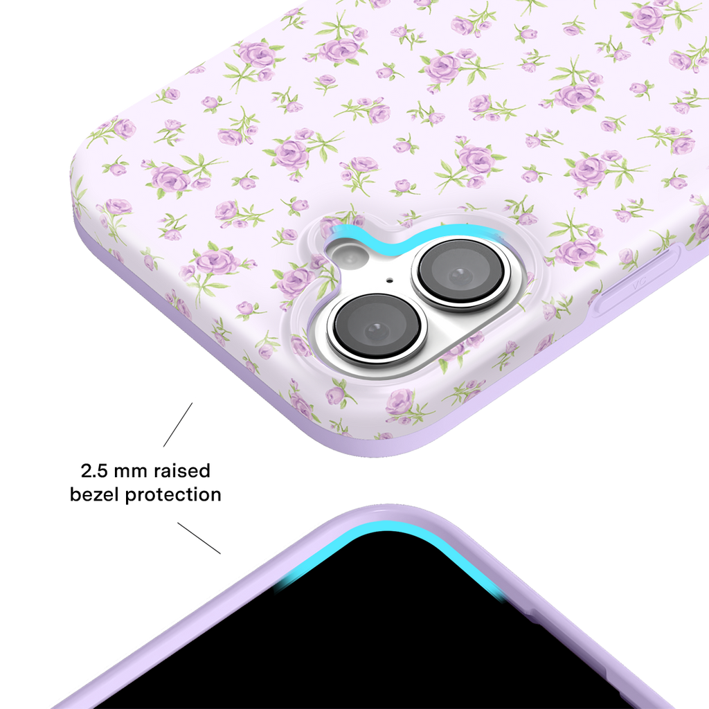 Dainty Lilac Floral iPhone Case