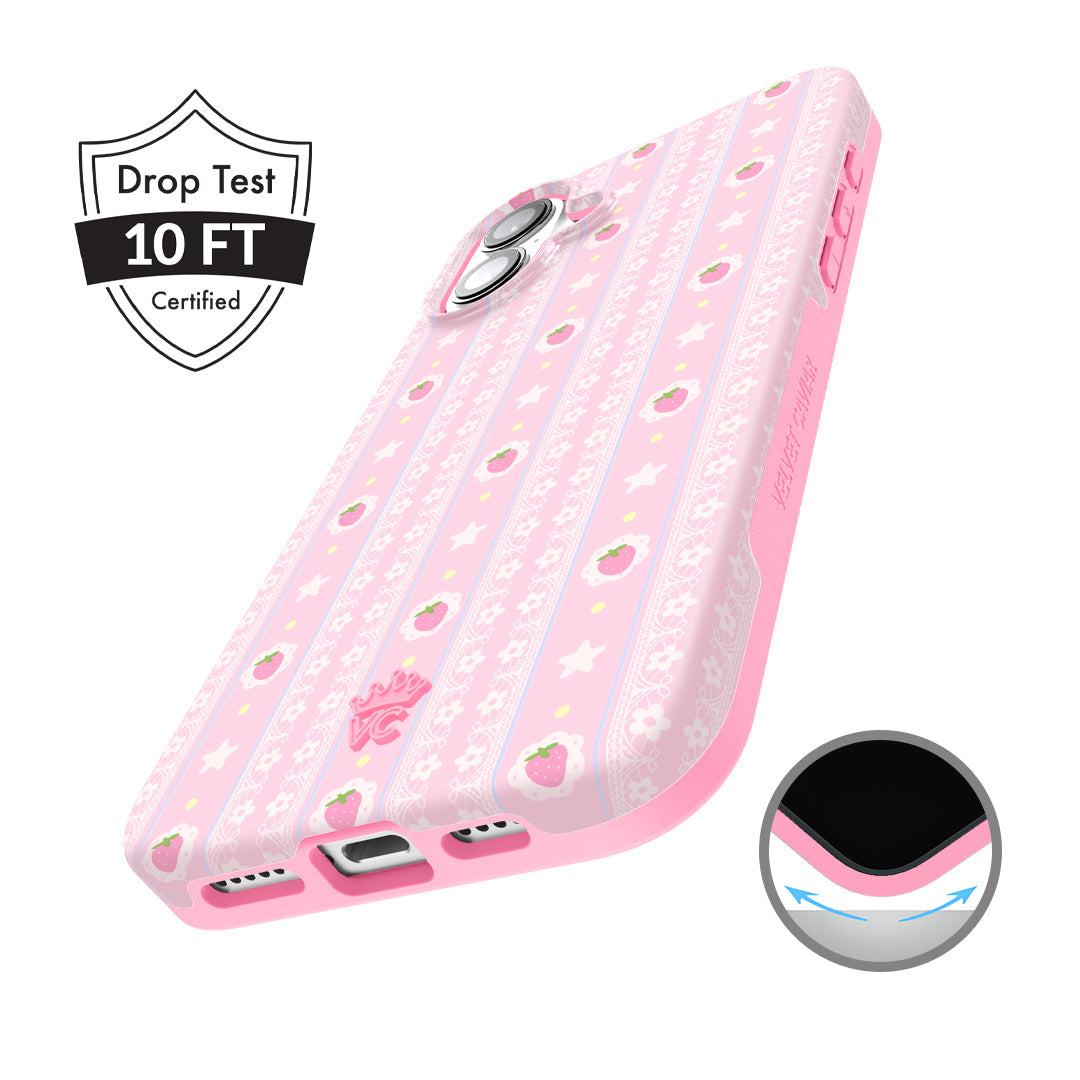 Strawberry Macaron iPhone Case