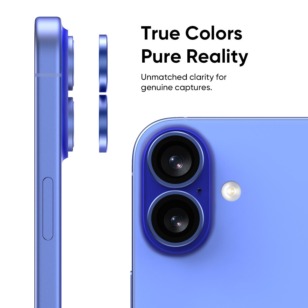 NanoArmour Camera Protector Anti Reflective – iPhone 16 / iPhone 16 Plus (5 Colors)