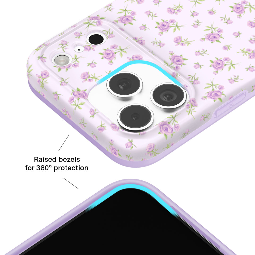 Dainty Lilac Floral iPhone Case