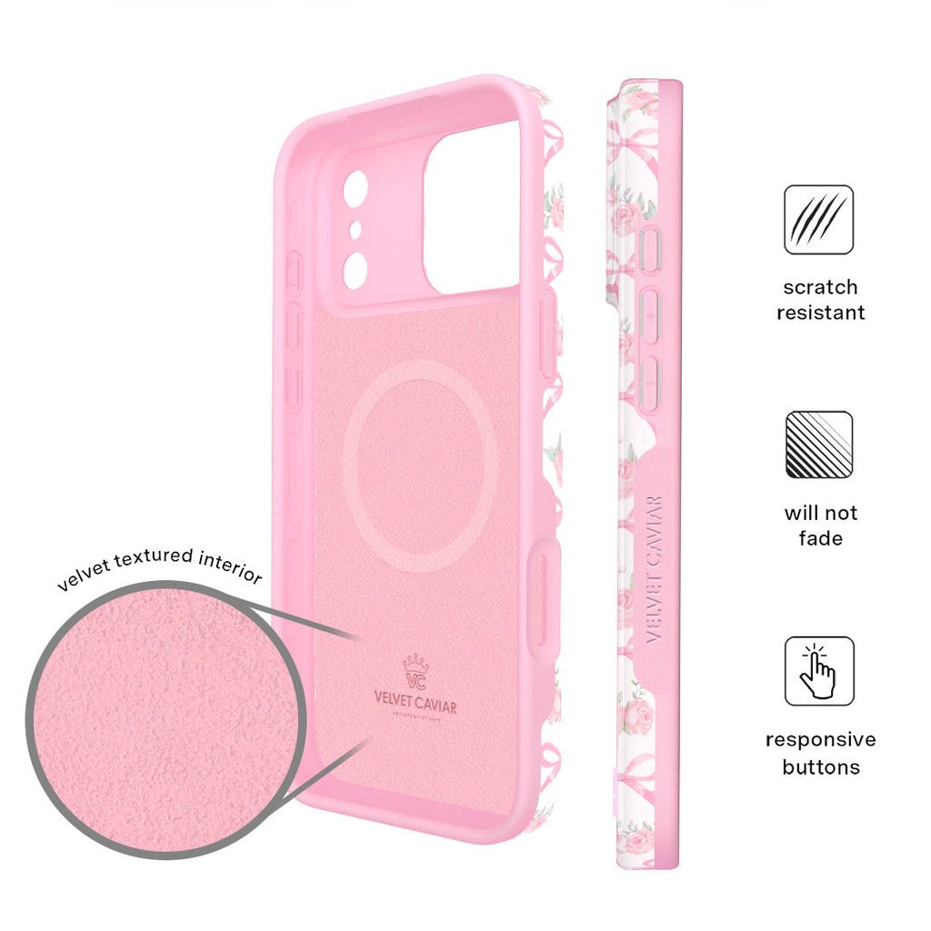 Lovely Pink Bows iPhone Case