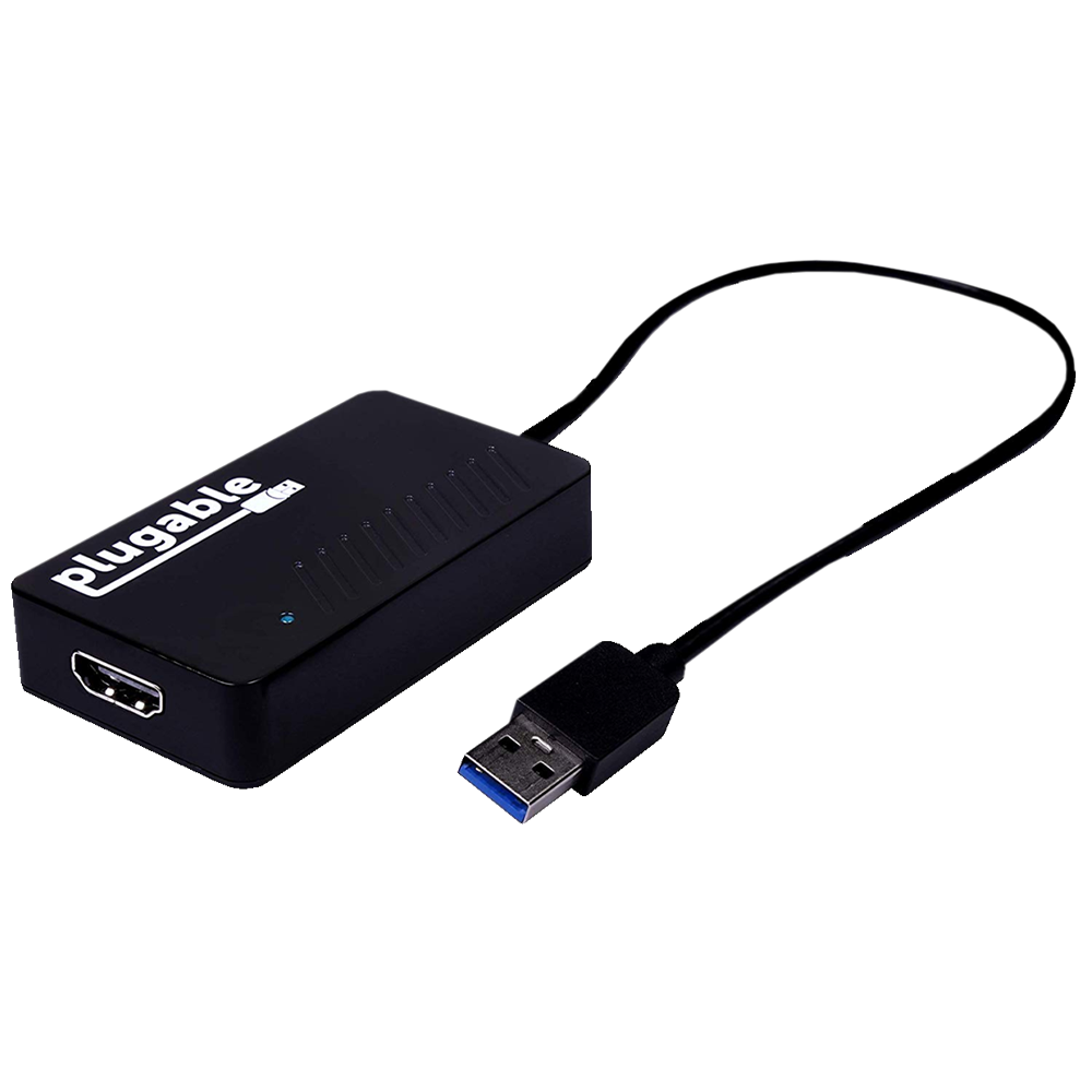 1x USB to HDMI UHD Video Adapter